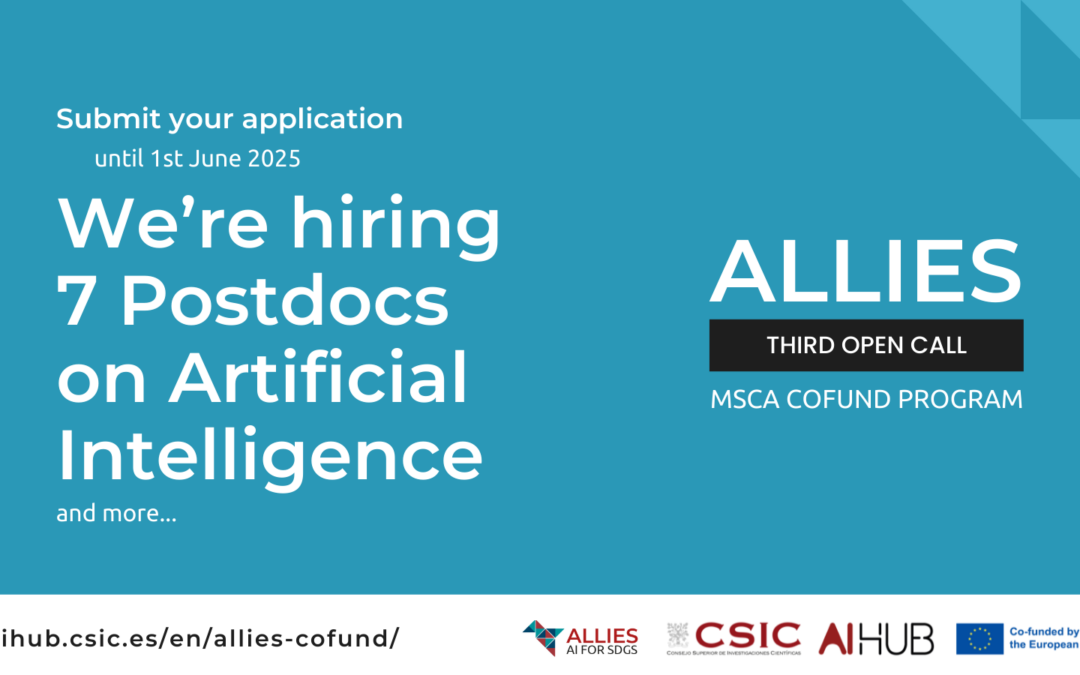🌟 Third Call Open: Apply Now to Join the ALLIES Postdoctoral Program in AI & Sustainability!
